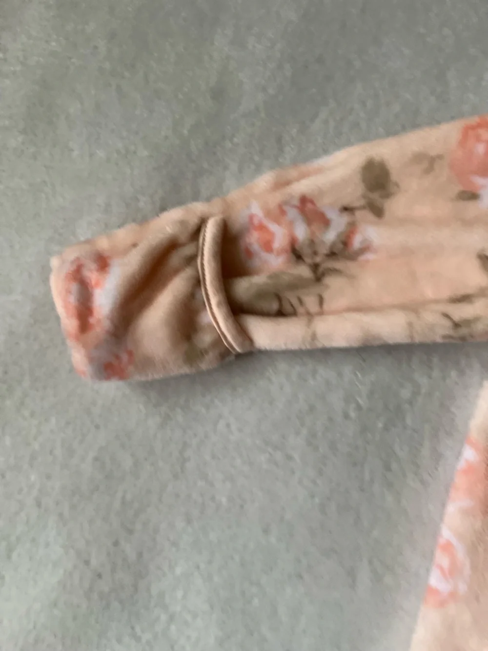 Laura Ashley Pink Floral Hooded One-Piece Baby Bodysuit